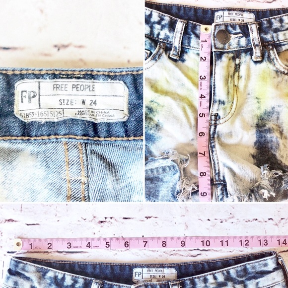 Free People | dyed fringe cutoff shorts daisy duke - Picture 7 of 8